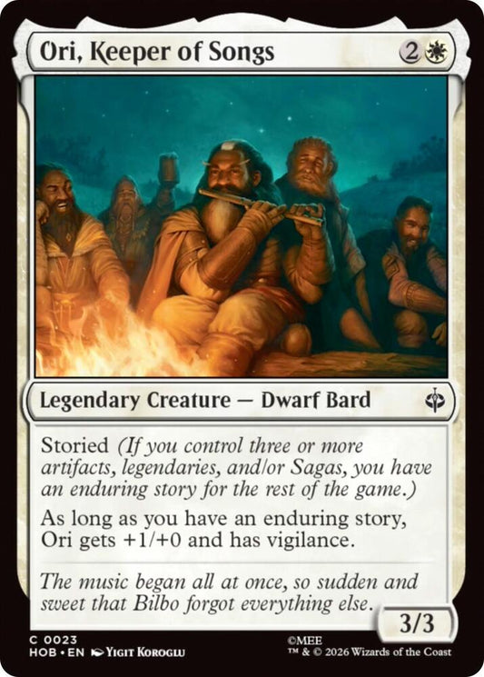 Ori, Keeper of Songs 23 (The Hobbit) 