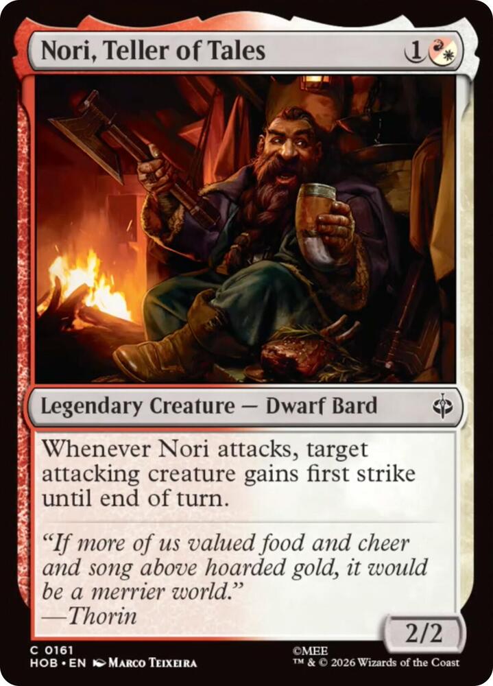Nori, Teller of Tales 161 (The Hobbit)  - Foil