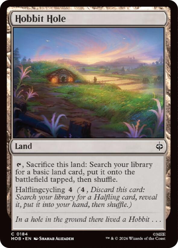 Hobbit Hole 184 (The Hobbit)  - Foil