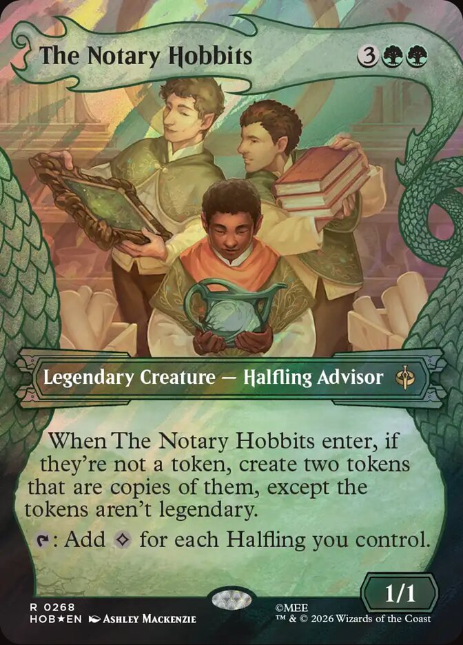 The Notary Hobbits 268 (The Hobbit)  - Showcase Surge Foil