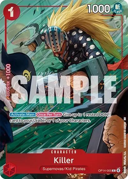 Killer One Piece Card Game Illustration Box Vol 8 OP14-005 (One Piece Promotion Cards)  - Foil