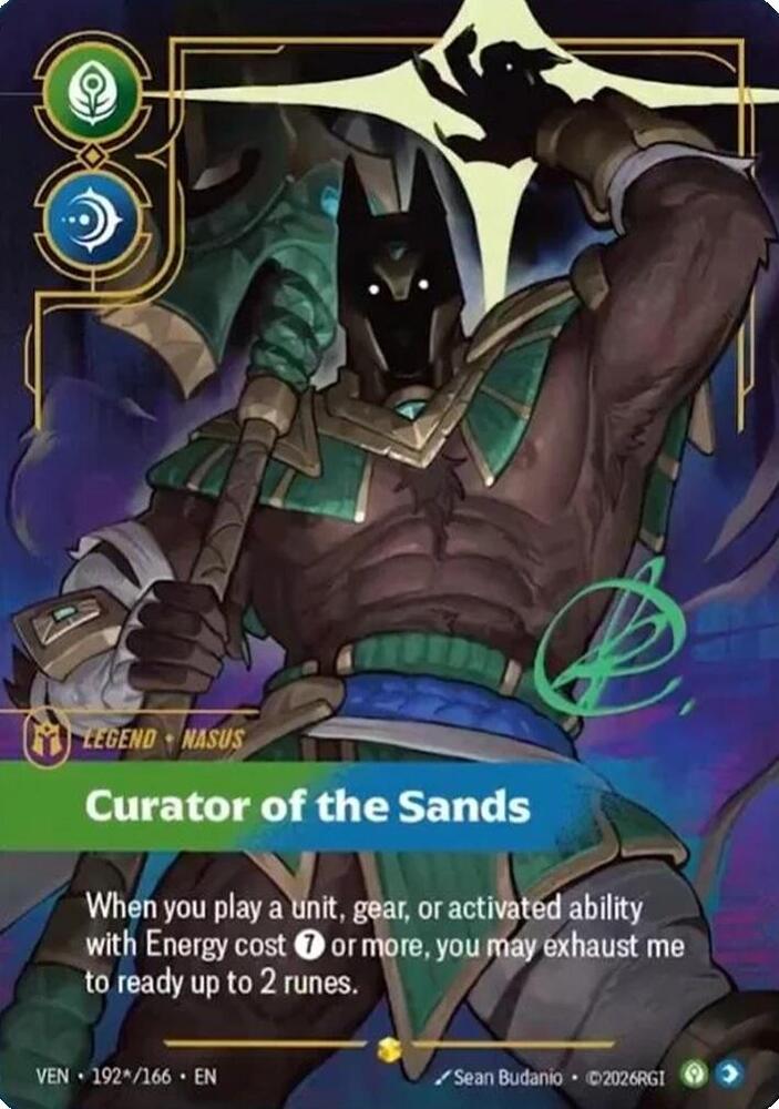Nasus - Curator of the Sands 192*/166 (Vendetta)  - Foil