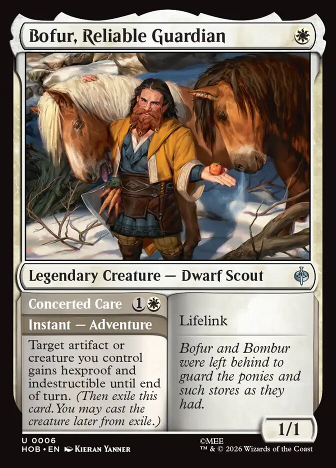 Bofur, Reliable Guardian // Concerted Care 6 (The Hobbit)  - Foil