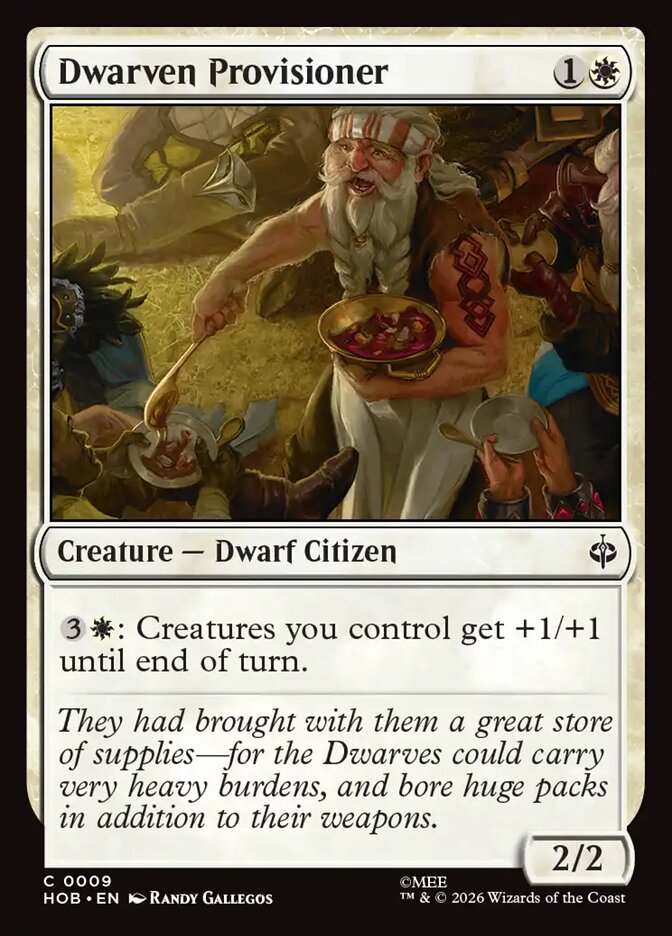 Dwarven Provisioner 9 (The Hobbit)  - Foil