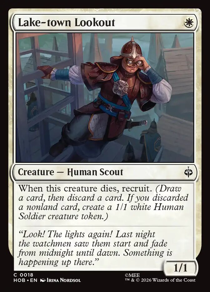 Lake-town Lookout 18 (The Hobbit)  - Foil
