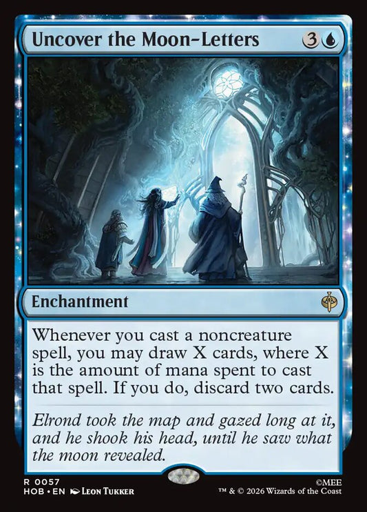 Uncover the Moon-Letters 57 (The Hobbit)  - Foil
