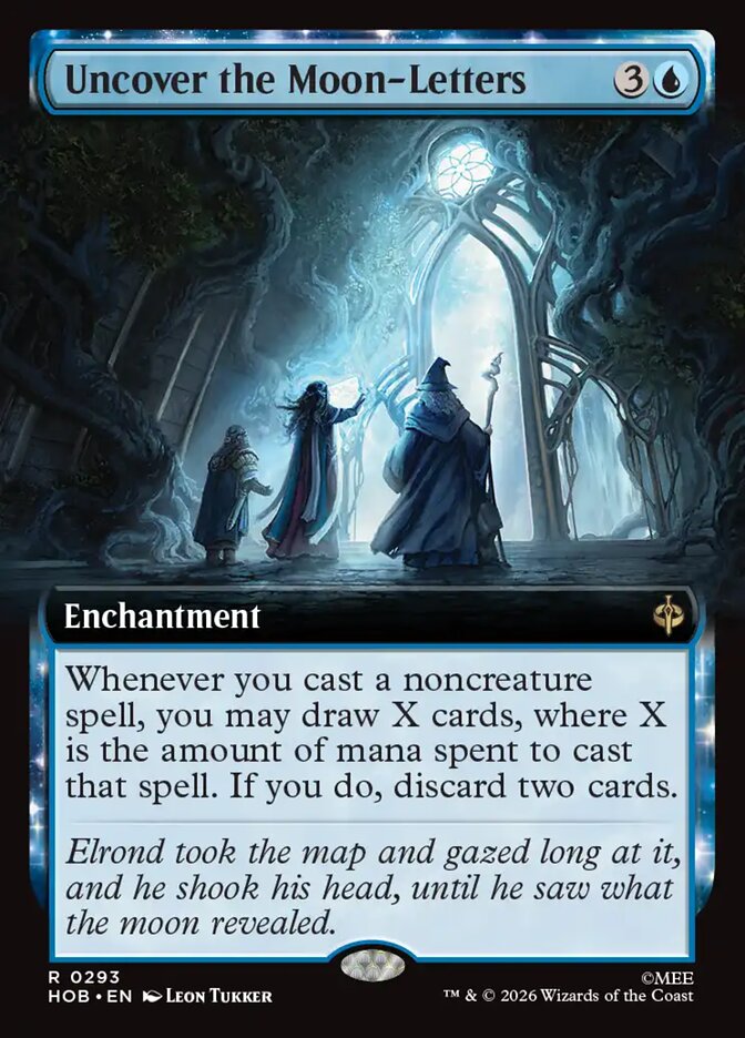 Uncover the Moon-Letters 293 (The Hobbit)  - Extended Art