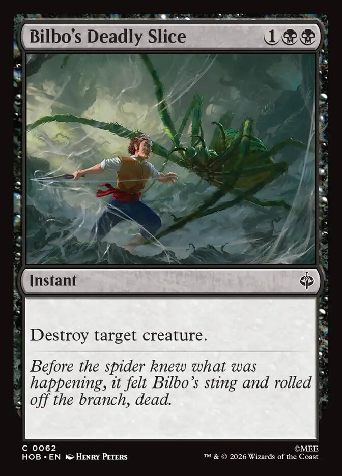 Bilbo's Deadly Slice 62 (The Hobbit) 
