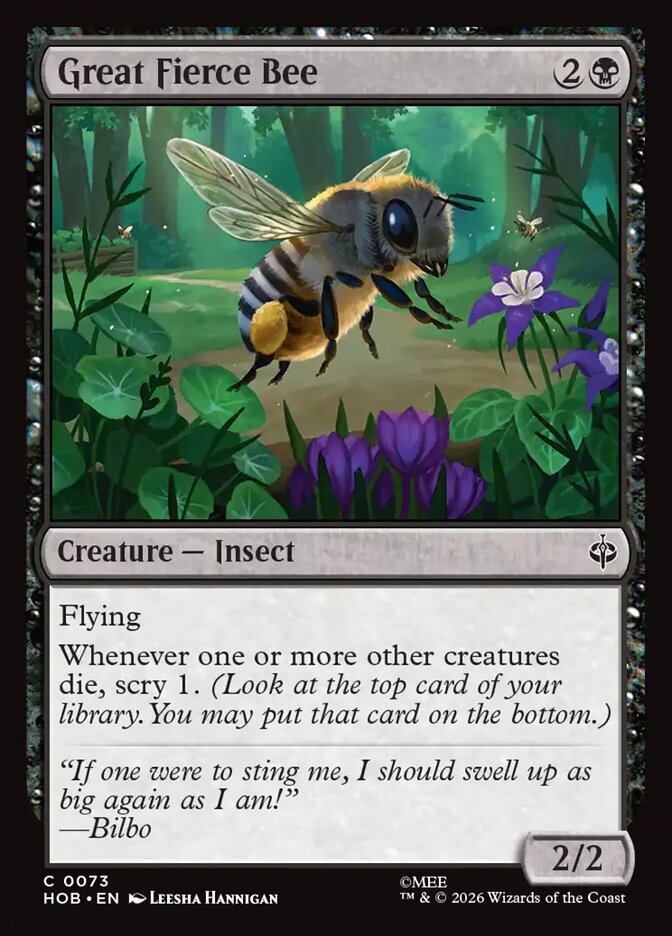 Great Fierce Bee 73 (The Hobbit) 