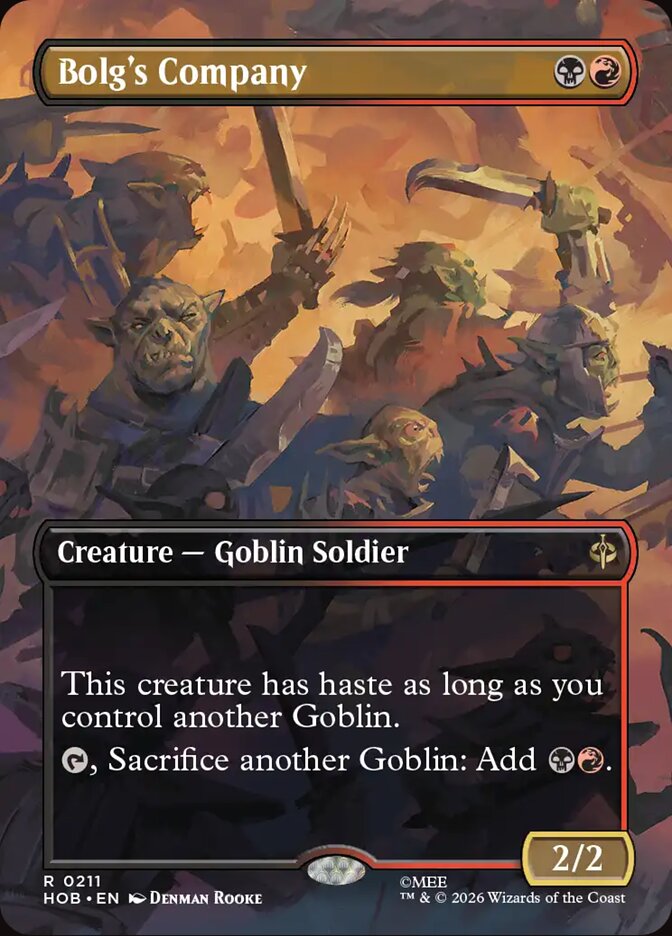 Bolg's Company 211 (The Hobbit)  - Borderless