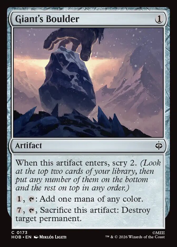 Giant's Boulder 173 (The Hobbit)  - Foil