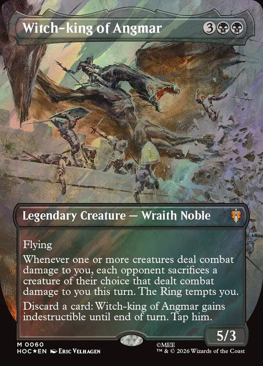 Witch-king of Angmar 60 (The Hobbit: Eternal-Legal)  - Borderless Surge Foil
