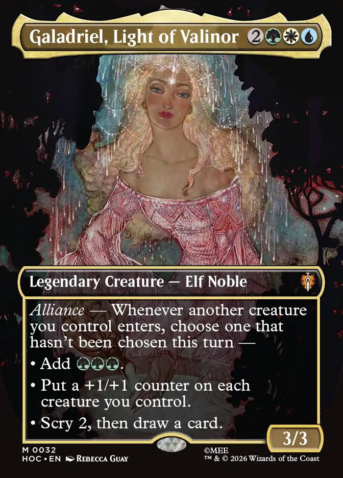 Galadriel, Light of Valinor 32 (The Hobbit: Eternal-Legal)  - Borderless Foil