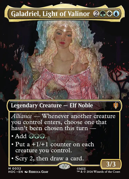 Galadriel, Light of Valinor 32 (The Hobbit: Eternal-Legal)  - Borderless Foil