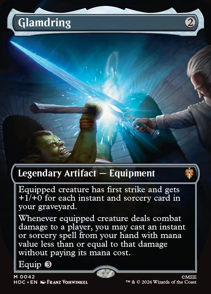 Glamdring 42 (The Hobbit: Eternal-Legal)  - Borderless Foil