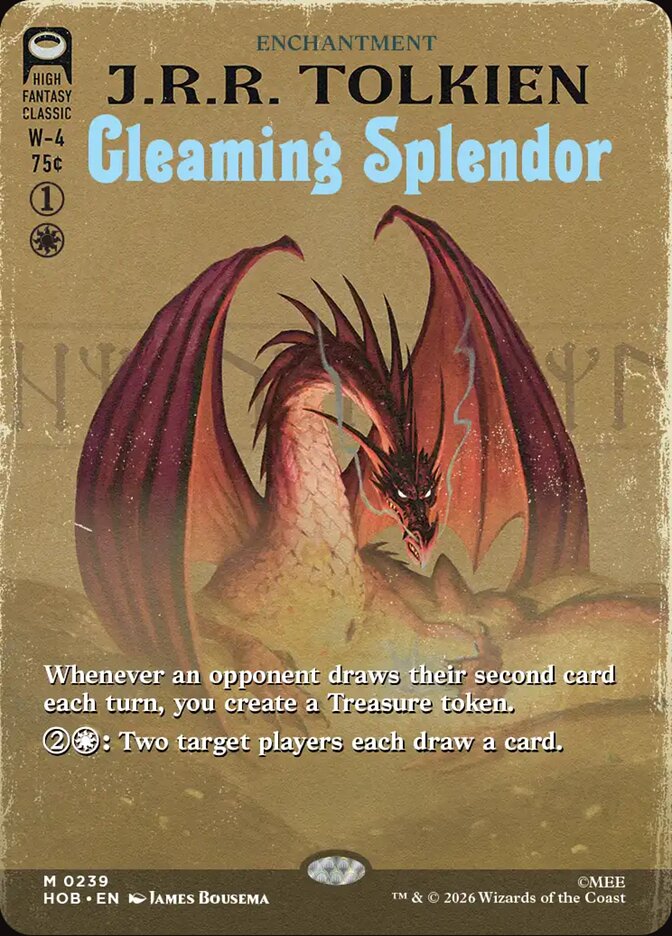 Gleaming Splendor 239 (The Hobbit)  - Borderless Foil
