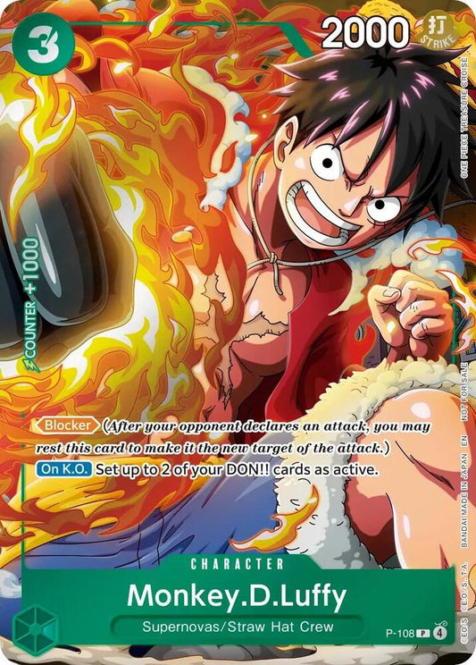 MonkeyDLuffy Event Pack Vol 9 P-108 (One Piece Promotion Cards)  - Foil