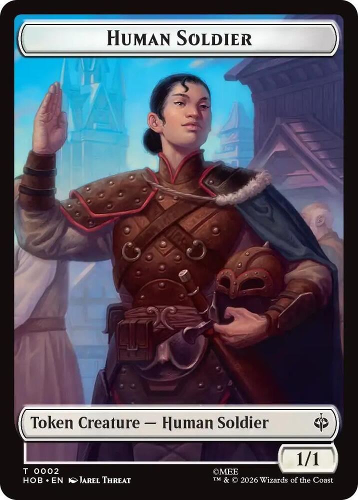 Human Soldier On An Adventure Double Sided Token 2 // 15 (The Hobbit) 