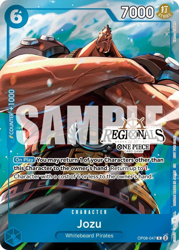 Jozu Regional Participation Pack 2026 Vol2 OP08-047 (One Piece Promotion Cards)  - Foil