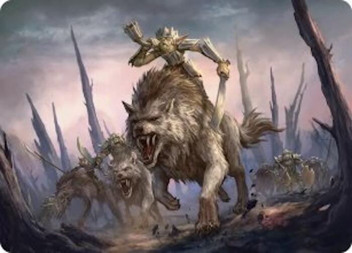 Signal the Onslaught Art Card 52 (Art Series: The Hobbit) 