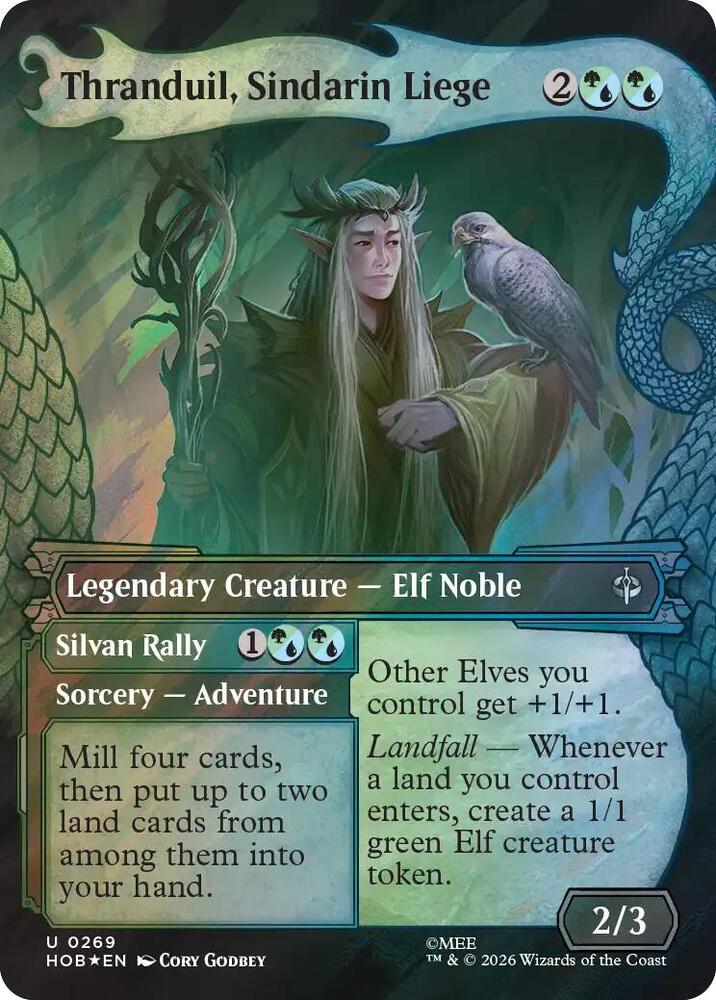 Thranduil Sindarin Liege Showcase Surge Foil 269 (The Hobbit)  - Foil