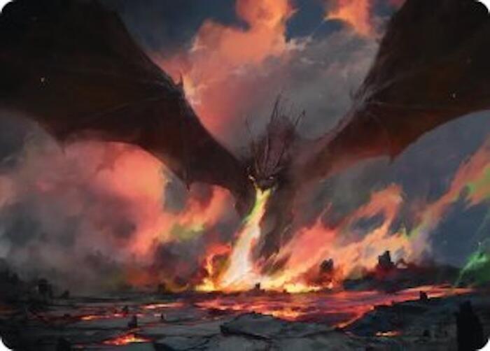 Smaug the Great Calamity Art Card 17 (Art Series: The Hobbit) 