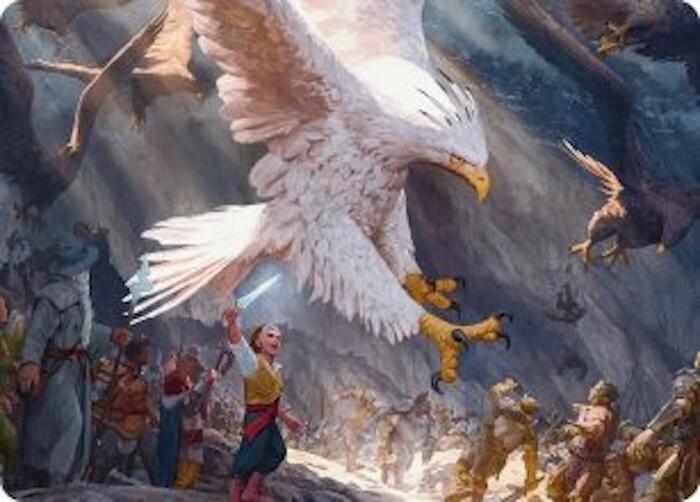 The Eagles Are Coming Art Card 3 (Art Series: The Hobbit) 