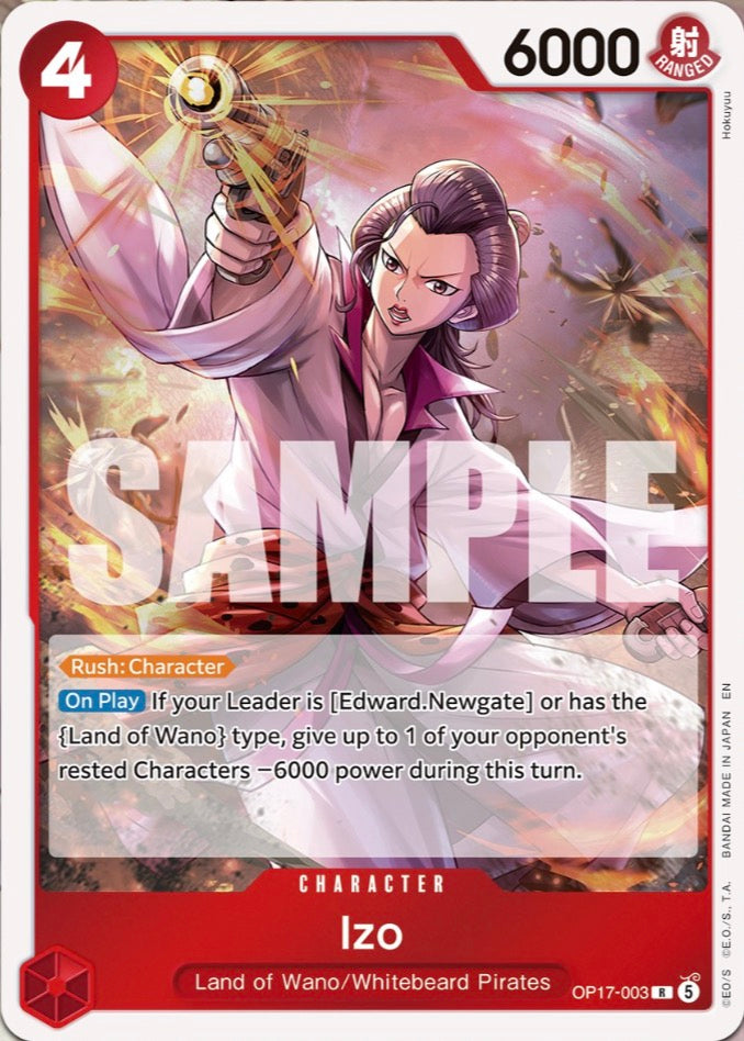 Izo OP17-003 (The World's Strongest Warriors)  - Foil
