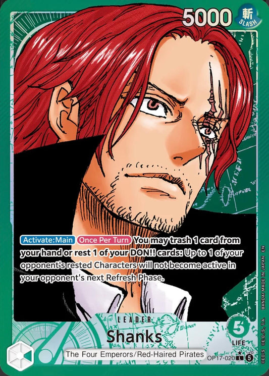 Shanks OP17-020 (The World's Strongest Warriors)  - Alternate Art Foil