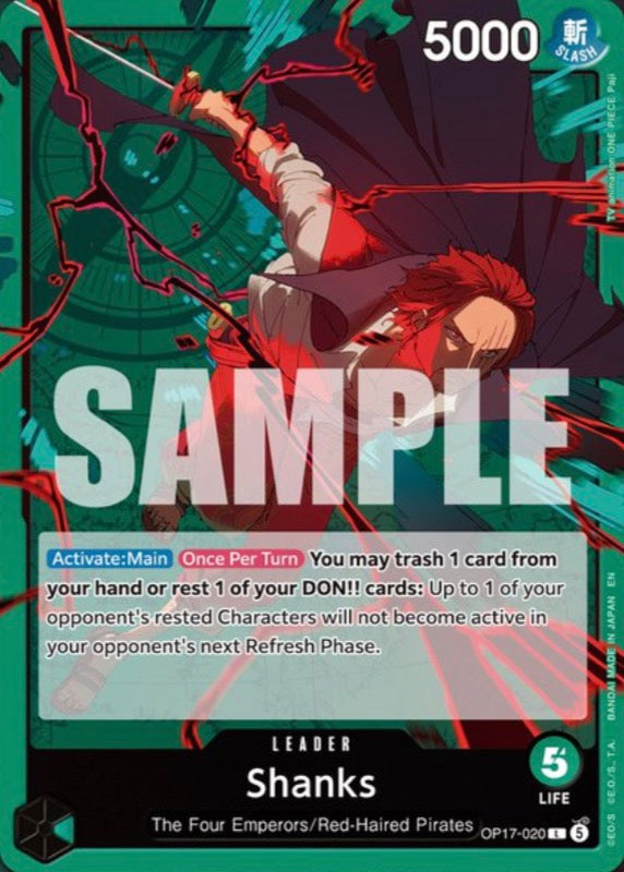 Shanks OP17-020 (The World's Strongest Warriors) 