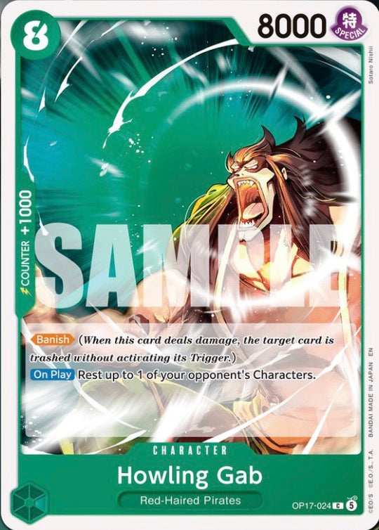 Howling Grab OP17-024 (The World's Strongest Warriors) 