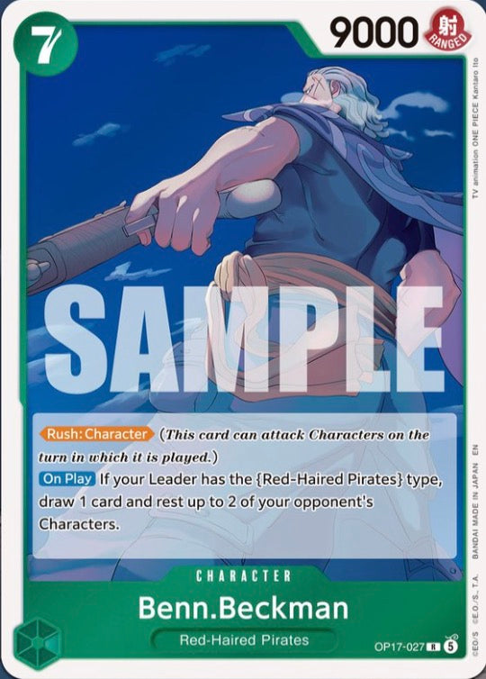 Benn.Beckman OP17-027 (The World's Strongest Warriors)  - Foil
