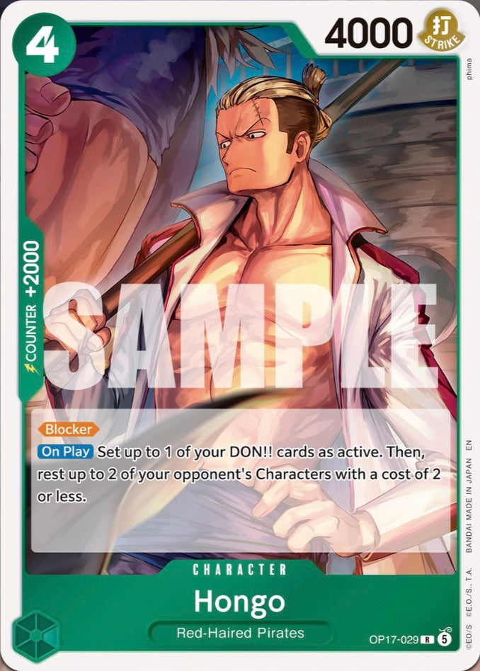 Hongo OP17-029 (The World's Strongest Warriors)  - Foil