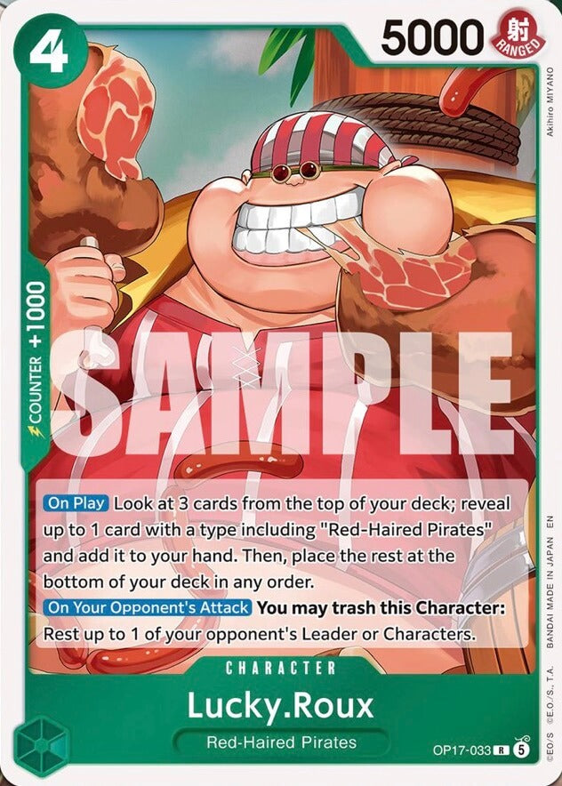 Lucky.Roux OP17-033 (The World's Strongest Warriors)  - Foil