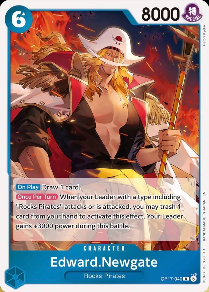 Edward.Newgate OP17-040 (The World's Strongest Warriors)  - Foil
