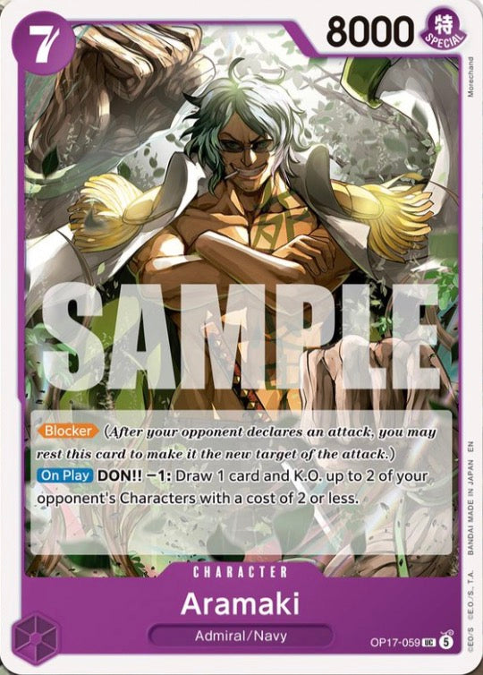 Aramaki OP17-059 (The World's Strongest Warriors) 