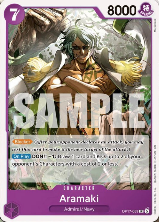 Aramaki OP17-059 (The World's Strongest Warriors) 