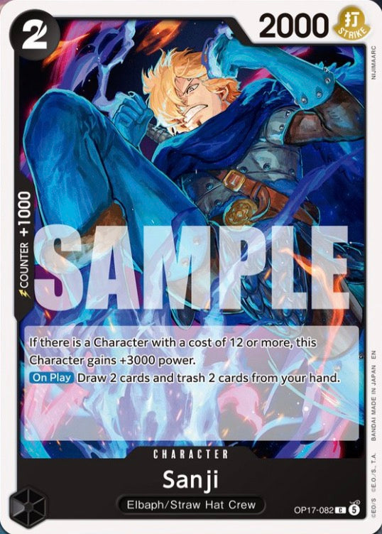 Sanji OP17-082 (The World's Strongest Warriors) 