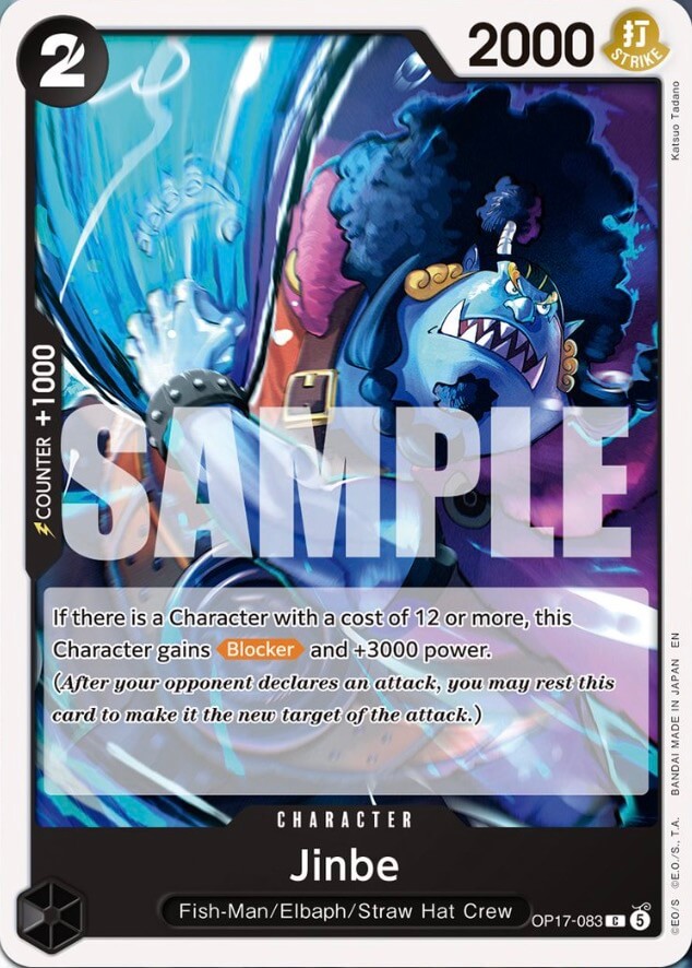 Jinbe OP17-083 (The World's Strongest Warriors) 