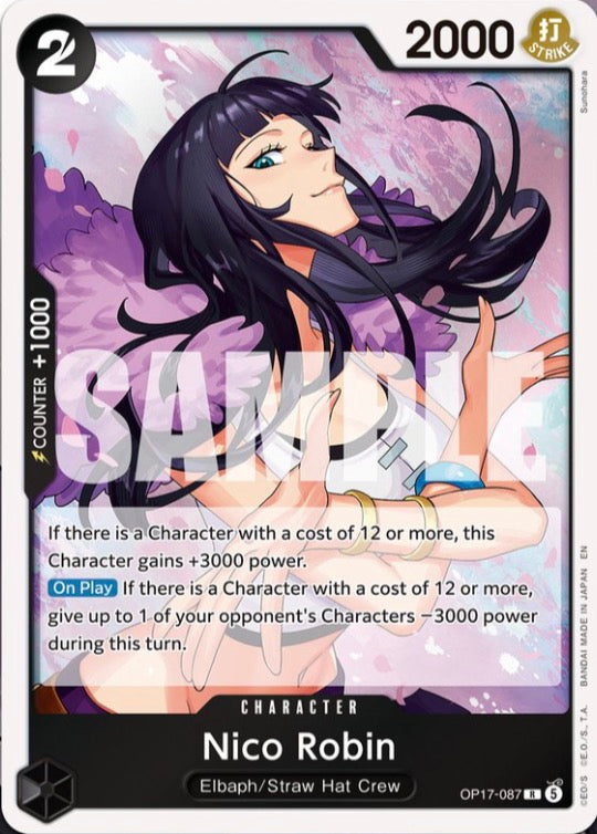 Nico Robin OP17-087 (The World's Strongest Warriors)  - Foil
