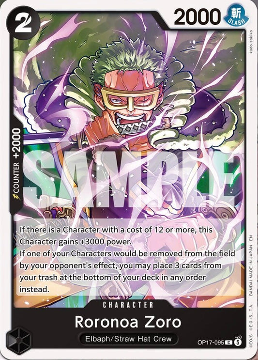 Roronoa Zoro OP17-095 (The World's Strongest Warriors) 