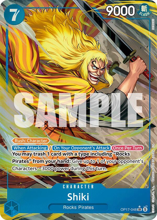 Shiki OP17-048 (The World's Strongest Warriors)  - Alternate Art Foil