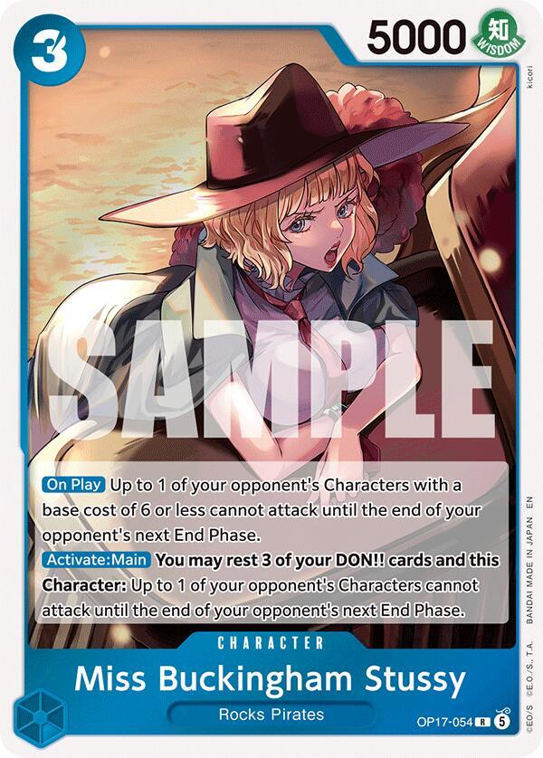 Miss Buckingham Stussy OP17-054 (The World's Strongest Warriors)  - Foil