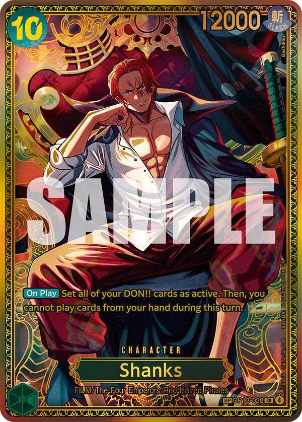 Shanks OP13-028 (The World's Strongest Warriors)  - Special Foil