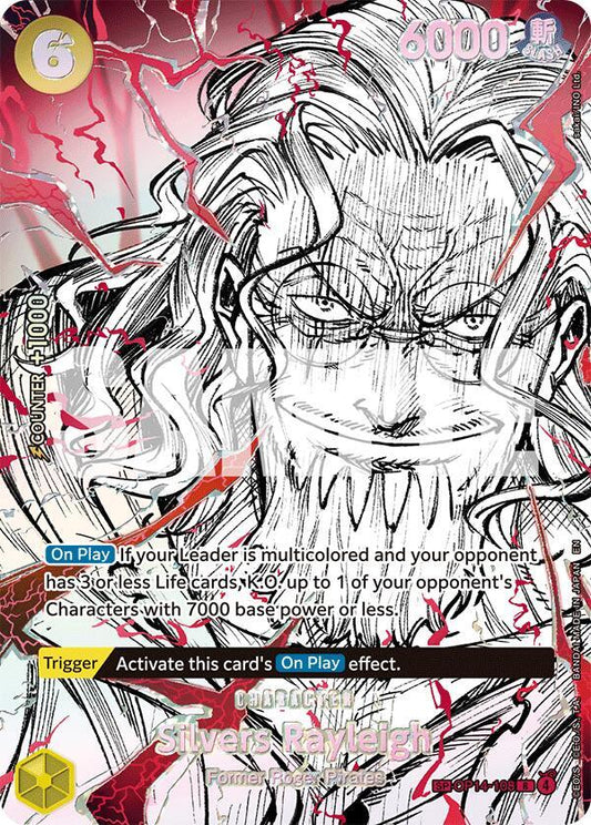 Silvers Rayleigh OP14-108 (The World's Strongest Warriors)  - Special Foil
