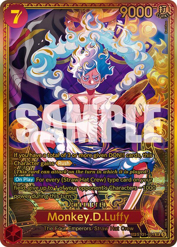 Monkey.D.Luffy ST31-004 (The World's Strongest Warriors)  - Special Foil