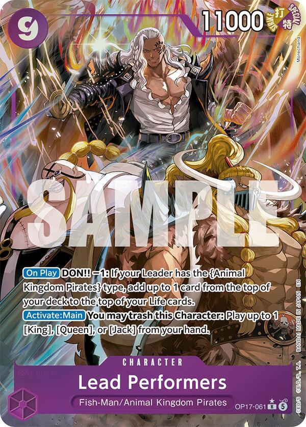 Lead Performers OP17-061 (The World's Strongest Warriors)  - Alternate Art Foil