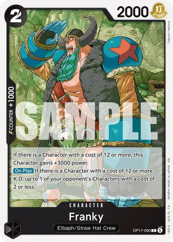 Franky OP17-090 (The World's Strongest Warriors) 