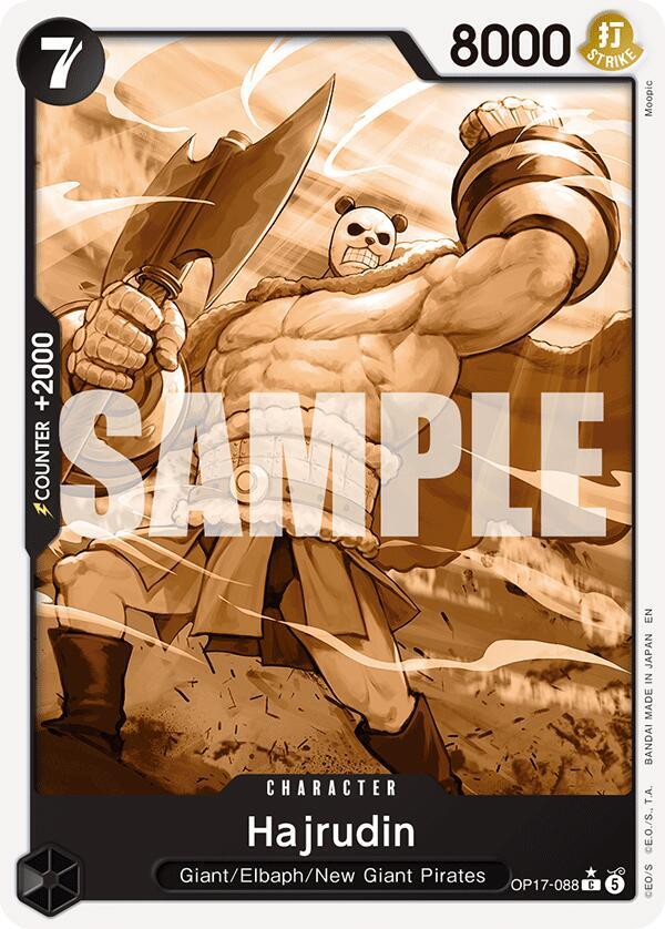 Hajrudin (Panda) OP17-088 (The World's Strongest Warriors) 