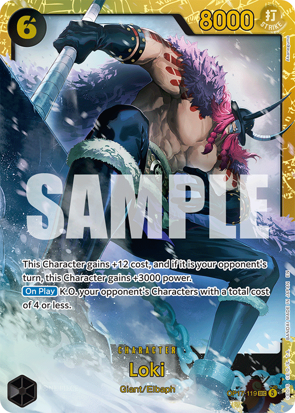 Loki OP17-119 (The World's Strongest Warriors)  - Foil